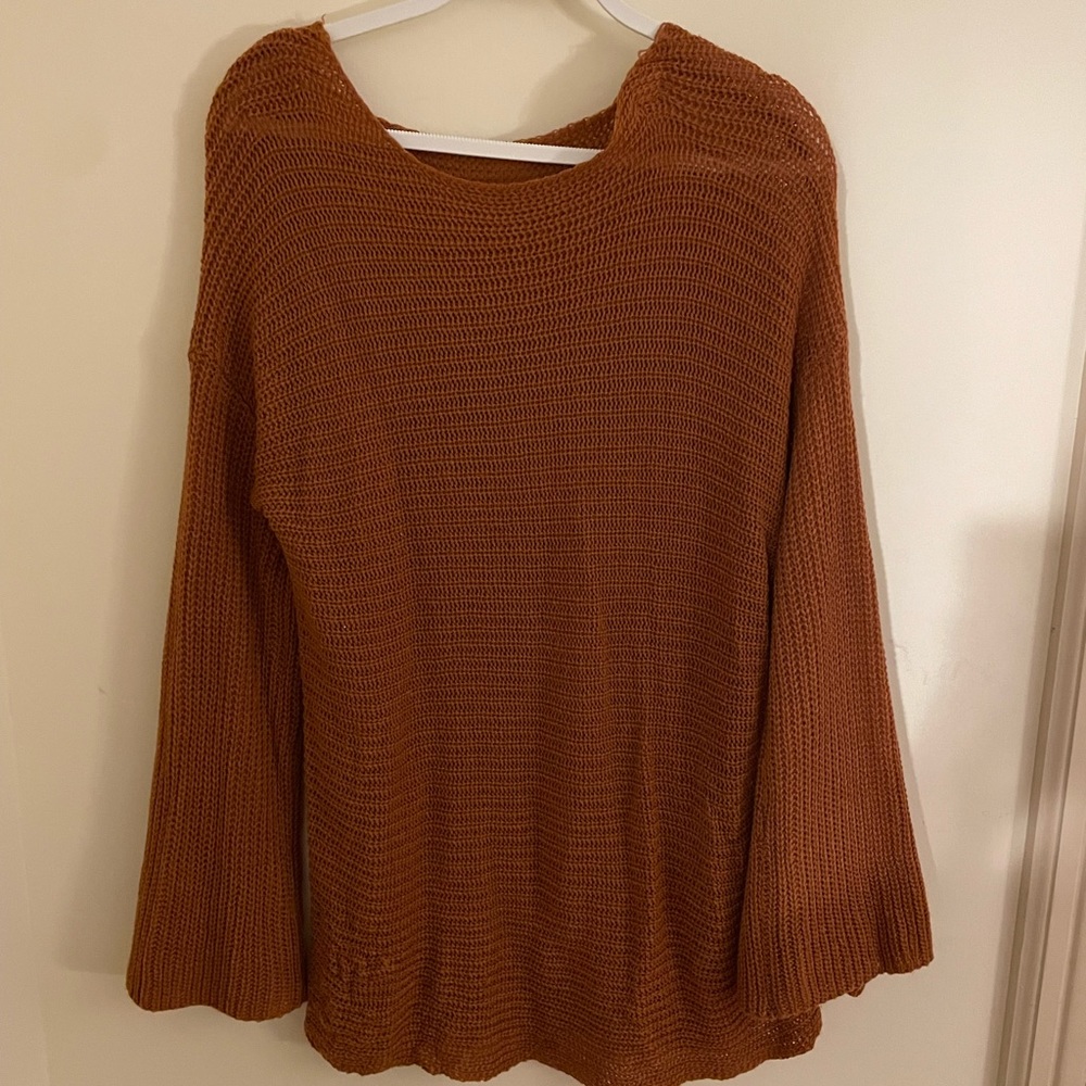 Bell sleeve sweater. Brand is unknown, no tag.